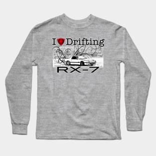 I love Drifting RX7 Long Sleeve T-Shirt